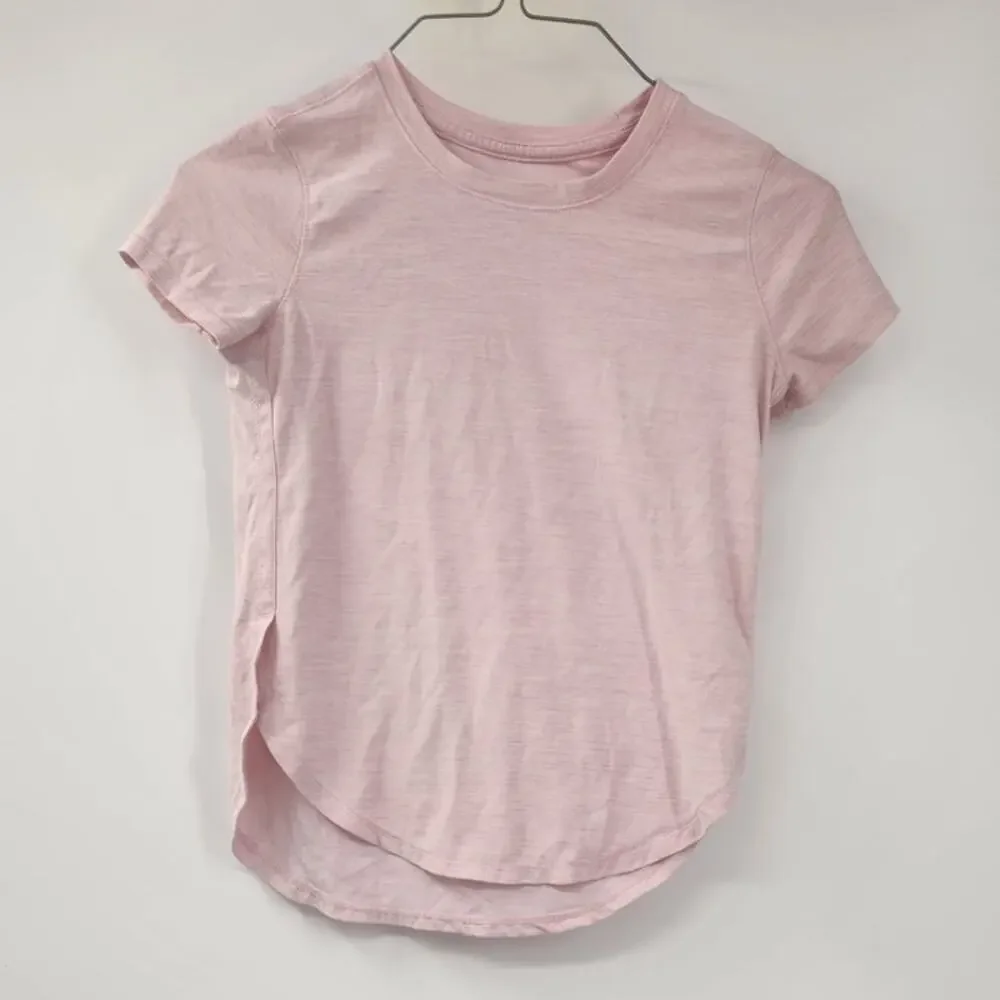 OLD NAVY Active Short Sleeve Pink Top Girls Size Small 6-7